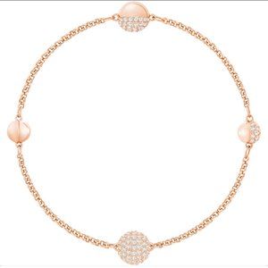 SWAROVSKI Crystal Rose Gold tone bracelet with Magnetic Clasp